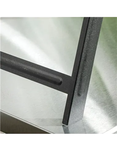 Outsunny Foldable Charcoal Grill - Black