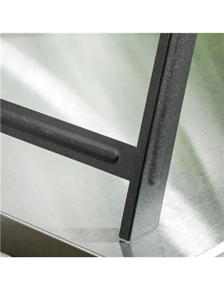 Outsunny Foldable Charcoal Grill - Black