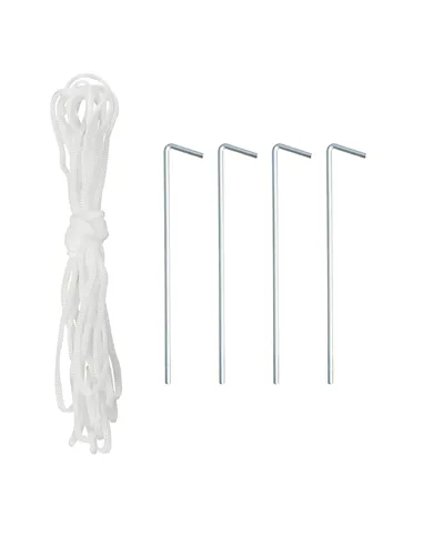 Outsunny 2.5 x 2 x 2 m Polytunnel Greenhouse, Walk-in Green House for Garden with Mesh Windows, Galvanised Steel Frame, White