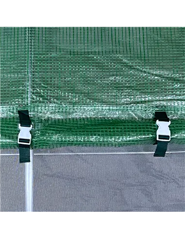 Outsunny Reinforced Walk in Polytunnel Greenhouse, 4x3x2 m