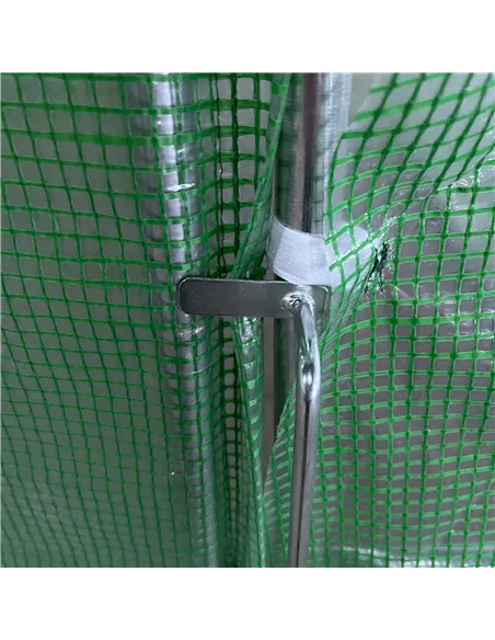 Outsunny Reinforced Walk in Polytunnel Greenhouse, 4x3x2 m