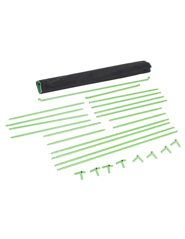 Outsunny Grow Tent Reflective Mylar Hydroponic with Adjustable Vents and Floor Tray for Indoor Plant Growing, 120 x 60 x 150 cm 