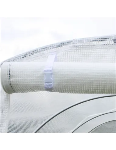 Outsunny 3 x 2 x 2m Greenhouse Replacement Cover ONLY Winter Garden Plant PE Cover for Tunnel Walk-in Greenhouse with Roll-up Wi