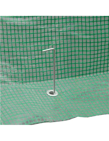 Outsunny Pop-up Small Greenhouse, Outdoor Walk-in Tomato Greenhouse with Carrying Bag, PE Cover, Steel Frame, Green, 2.4L x 1.8W