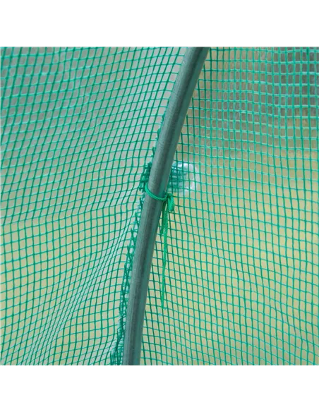 Outsunny 3 x 2 x 2m Greenhouse Replacement Cover ONLY Winter Garden Plant PE Cover for Tunnel Walk-in Greenhouse with Roll-up Wi