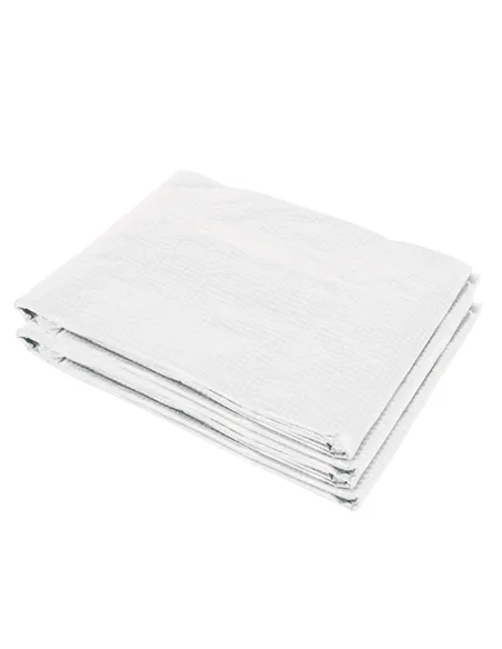 Outsunny Greenhouse Replacement Cover ONLY Winter Garden Plant PE Cover with Roll-up Windows Door, 6 x 3 x 2m White