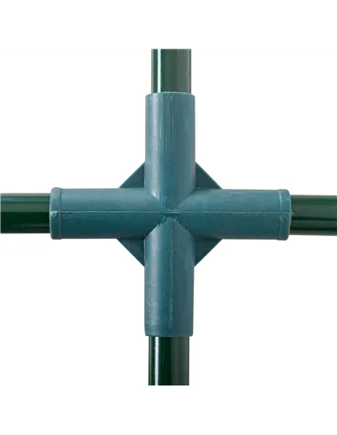 Outsunny Tunnel Greenhouse Green Grow House for Garden Outdoor, Steel Frame, PE Cover, Green, 200 x 100 x 80cm