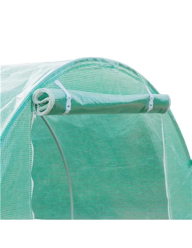 Outsunny 6 x 3 x 2m Greenhouse Replacement Cover ONLY Winter Garden Plant PE Cover for Tunnel Walk-in Greenhouse with Roll-up Wi