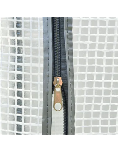 Outsunny 100 x 50 x 150cm Tomato Greenhouse with Roll-up Door, Mini Greenhouse with PE Cover, Outdoor Grow House Small Green Hou