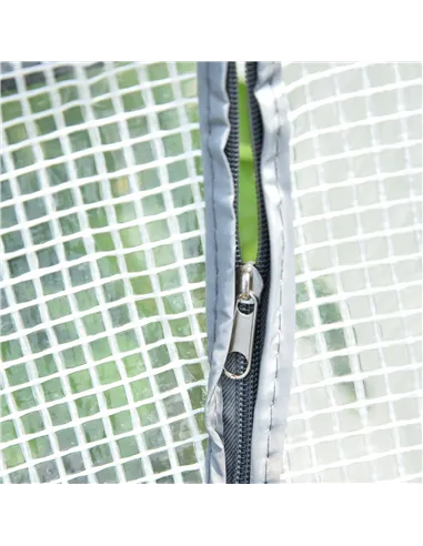 Outsunny Mini Greenhouse Portable Flower Planter Tomato Vegetable House for Garden Backyard with Zipper 120 x 60 x 60 cm, White