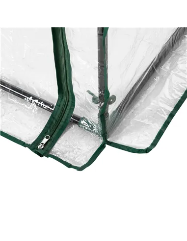 Outsunny Tomato Greenhouse with Roll-up Door, Mini Greenhouse with PVC Cover, Outdoor Grow House Small Green House for Yard, Bal