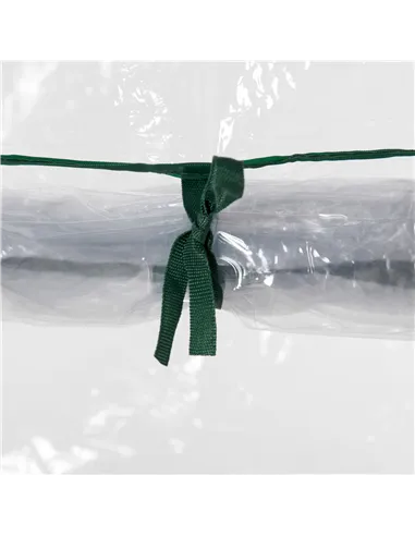 Outsunny Tomato Greenhouse with Roll-up Door, Mini Greenhouse with PVC Cover, Outdoor Grow House Small Green House for Yard, Bal