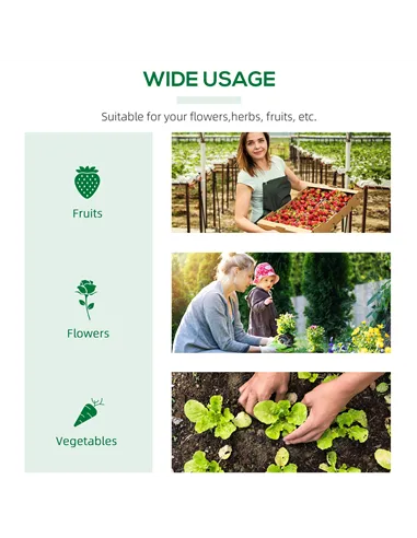 Outsunny Mini Greenhouse, Small Plant Grow House for Outdoor with Durable PE Cover, Observation Windows, 120 x 60 x 60 cm, Green