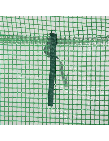 Outsunny 100 x 50 x 150cm Tomato Greenhouse Steel Frame PE Cover with Roll-up Door Outdoor for Backyard, Balcony, Garden, Green