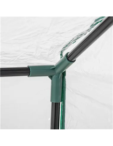 Outsunny Mini Greenhouse Portable Flower Planter Vegetable Grow House for Garden Backyard with Zipped Windows, 120 x 60 x 60 cm,