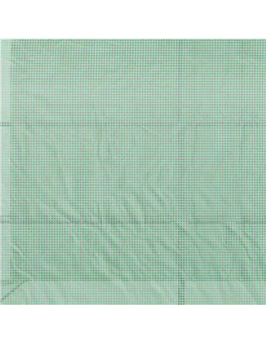 Outsunny Walk-In Lean to Greenhouse with Windows and Zippered Doors, 2 Tiers 6 Wired Shelves 300L x 150W x 213Hcm Green