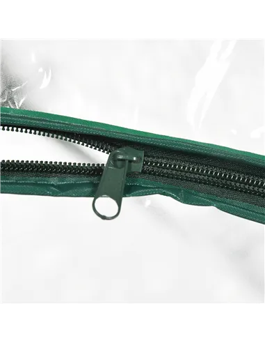 Outsunny Walk In Tomato Greenhouse Garden Outdoor Mini Greenhouse Flower Planter Steel Frame with Zipped Door & Window, PVC Cove