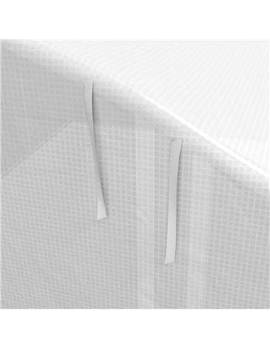 Outsunny 4 x 3(m) Walk-in Polytunnel Greenhouse, Zipped Roll Up Sidewalls, Mesh Door, 8 Mesh Windows, Tunnel Warm House Tent wit