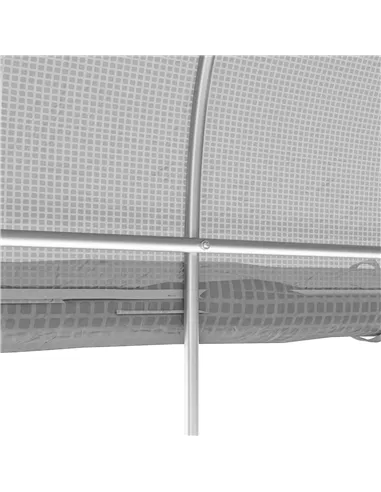 Outsunny 3 x 2(m) Walk-in Polytunnel Greenhouse, Zipped Roll Up Sidewalls, Mesh Door, 6 Mesh Windows, Tunnel Warm House Tent wit