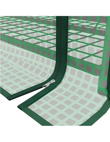 Outsunny Four-Tier Mini Greenhouse, with Reinforced Plastic Cover