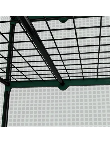 Outsunny Four-Tier Mini Greenhouse, with Reinforced Plastic Cover