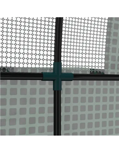 Outsunny 180 x 180cm Walk-In Polytunnel Greenhouse - Green