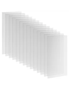 Outsunny 14 Pieces Polycarbonate Sheets, 121 x 61 x 0.4cm Twin-Wall Plastic Roofing Sheets, 10m² Replacement Greenhouse Panels, 