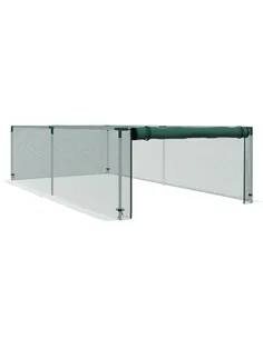 Outsunny 8' x 4' Plant Protection Cage, with Door, Green