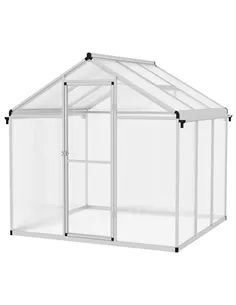 Outsunny 6 x 6ft Aluminium Frame Greenhouse