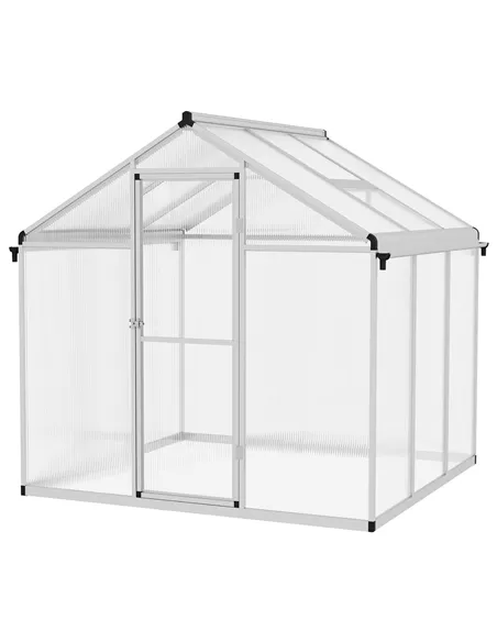 Outsunny 6 x 6ft Aluminium Frame Greenhouse