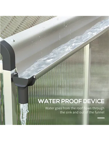 Outsunny 6 x 6ft Aluminium Frame Greenhouse