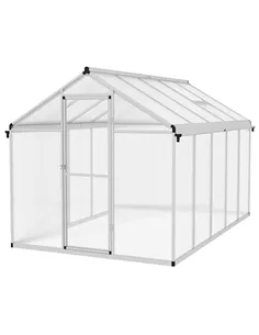 Outsunny 10 x 6ft Aluminium Frame Walk-In Greenhouse