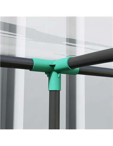 Outsunny 214cm x 118cm Walk-In Lean To Greenhouse, with Accessories