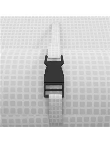 Outsunny 296 x 196cm Steel Frame Polytunnel Greenhouse - White