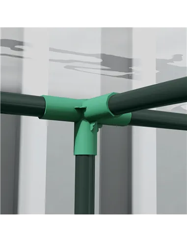 Outsunny 143cm x 118cm Walk-In Lean To Greenhouse, with Accessories