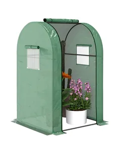 Outsunny 94 x 94cm Mini Portable Greenhouse - Green