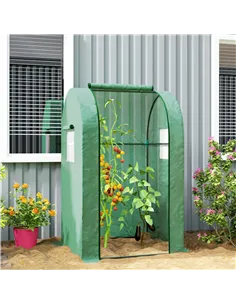 Outsunny 94 x 94cm Mini Portable Greenhouse - Green 2