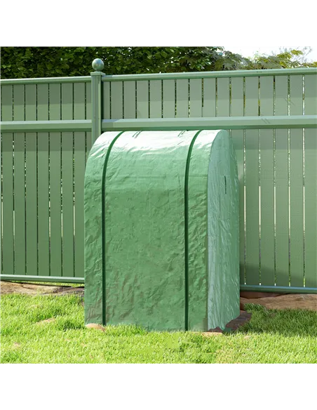 Outsunny 94 x 94cm Mini Portable Greenhouse - Green
