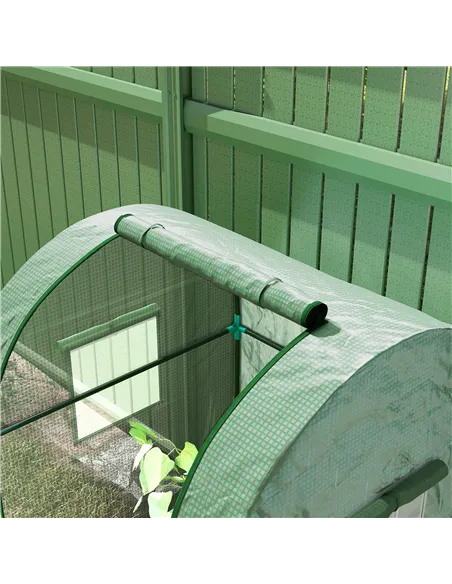 Outsunny 94 x 94cm Mini Portable Greenhouse - Green