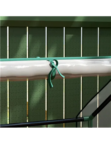 Outsunny 61 x 61cm Garden Planter Bed, with Cover - Green