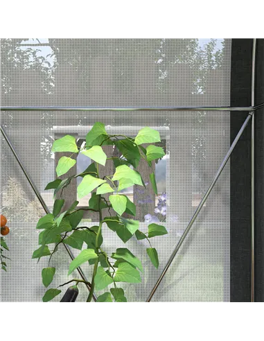 Outsunny 3 x 2(m) Walk-In Tunnel Greenhouse, with Accessories - White