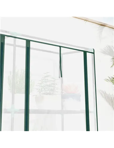 Outsunny 46 x 215cm Nine-Shelf Greenhouse