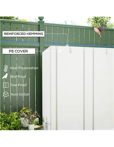 Outsunny Three-Tier Mini Greenhouse - White