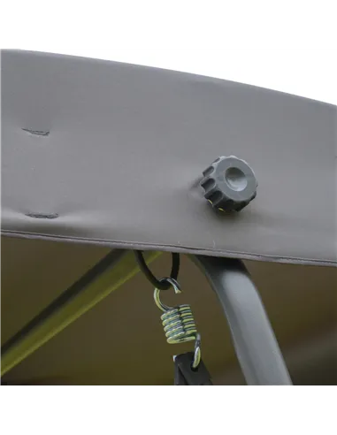 Outsunny 3 Seater Swing Chair, Garden Swing Bench with Canopy, Breathable Mesh Seat and Heavy Duty Steel Frame for Patio, Yard, 