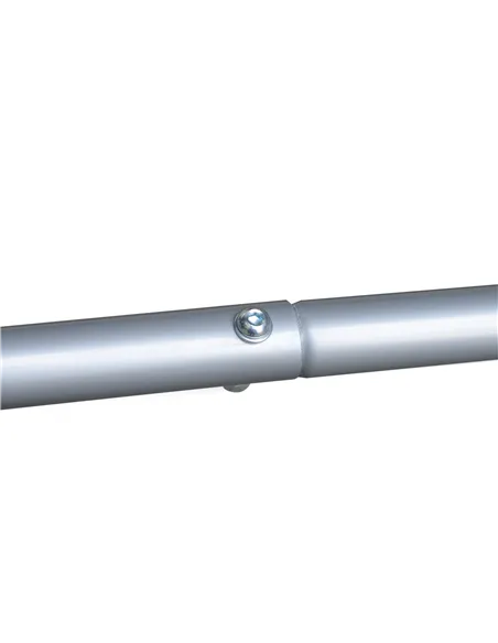 Outsunny Three Person Steel Outdoor Porch Swing Chair Bench with Canopy Cover - Black