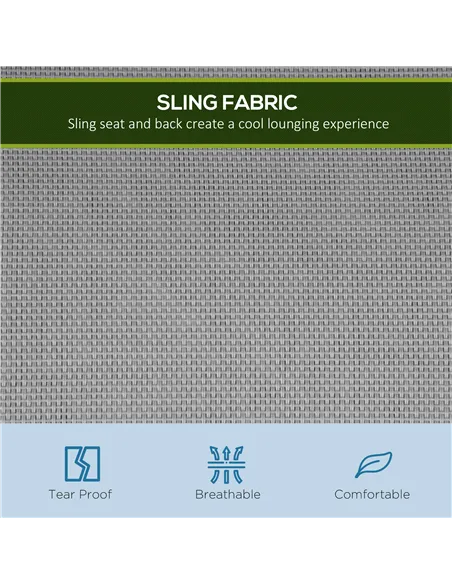 Outsunny Metal Garden Swing Chair, 3-Seater Swing Seat, Patio Hammock Bench Canopy Lounger, Light Grey