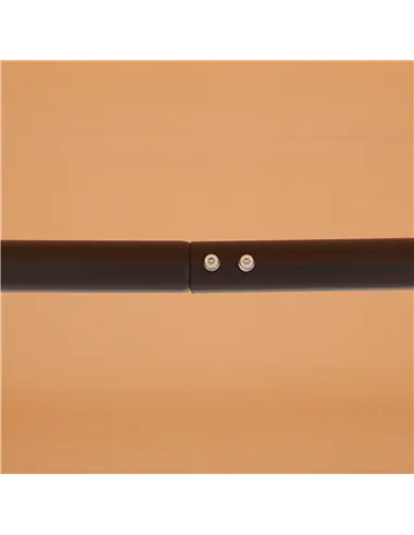 Outsunny 3 Seater Swing Chair, Garden Swing Bench with Canopy, Breathable Mesh Seat and Heavy Duty Steel Frame for Patio, Yard, 