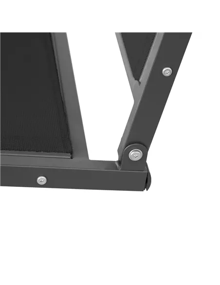 Outsunny Three-Seater Garden Swing Chair, with Canopy - Black