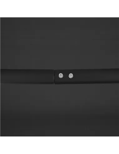 Outsunny Three-Seater Garden Swing Chair, with Canopy - Black