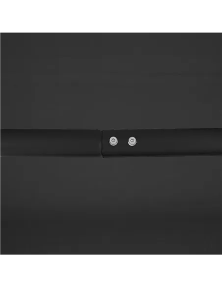 Outsunny Three-Seater Garden Swing Chair, with Canopy - Black